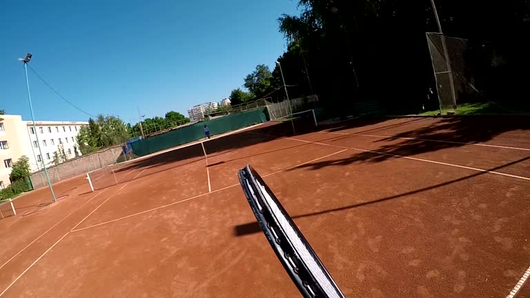 Construction d'un court de tennis à Cannes