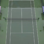 Comment le béton poreux facilite-t-il l’évacuation de l’eau dans la construction d’un court de tennis en béton poreux en Aix-en-Provence ?