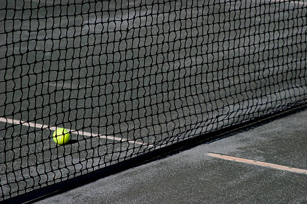 Construction d'un court de tennis en béton poreux en Aix-en-Provence