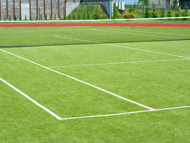 Construction d'un court de tennis à Chartres