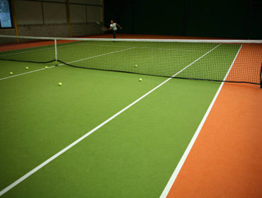 Construction d'un court de tennis à Chartres